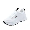 Otoño/Invierno 2026 Nuevo Estilo Felpa Gruesa Superficie de Cuero Suela Gruesa Zapatos de Papá Moda Versátil Casual Zapatos Deportivos YDH57