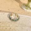 Anillo Lindo de Conejo de Perlas para Mujer, Elegante y Suave, Dulce y Fresco, Apilable, Anillo Abierto Ajustable, Anillo de Dedo Índice de Moda