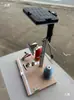 Máquina de Enrolar Suporte de Bobina com Borla de Manivela Digital Contador Digital Ferramenta Multifuncional para Corda Trançada Suporte da China