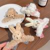 Pinza para el pelo de conejo de dibujos animados, pinza para el pelo de peluche de alta calidad, linda horquilla 2024, pinza para el pelo de tiburón y oso peludo, accesorios para el cabello