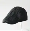Gorro de punto trenzado retro nuevo de otoño, unisex, nicho, cálido, simple, versátil, gorra de béisbol de color liso