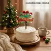 Suministro Especial Transfronterizo Impresión Navideña Acrílico Topper para Pastel Feliz Navidad Inserto para Pastel Venta al por Mayor