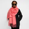 Bufanda Cálida Multicolor Transfronteriza Chal Largo Venta al por Mayor Bufanda de Color Sólido Bufanda de Invierno Nueva para Mujer Imitación Cachemir Europea y Americana