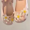 Nuevo accesorio floral de verano para zuecos, lindos dijes de zapato desmontables hechos a mano en 3D para DIY