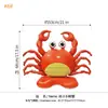 Balão Metalizado Novo com Base de Suporte Desenho Animado Animais da Selva Oceano Festa Adesivo de Chão Brinquedo Infantil Decoração Atacado