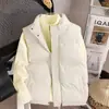 Colete anti-frio masculino outono e inverno transfronteiriço, jaqueta colete quente, jaqueta colete masculina azul escuro retrô com gola alta