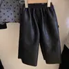 Conjunto de Dos Piezas de Moda para Niñas Estilo Coreano Top de Terciopelo Suéter de Punto con Capucha de Perro Pantalones de Cuero y Terciopelo Otoño e Invierno Nuevo