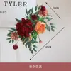 Nuevo Estilo Chino Señal de Agua Artificial Juego Completo de Trípode Floral Bolsa de Papel Combinación de Flores Celebración de Inauguración de Exposición Metabo