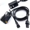 Protector de Fugas Americano Protección contra Fugas para Exteriores Enchufe Doble Cable Doble Estándar Americano Conector Impermeable Interruptor de Protección contra Fugas Cable de Alimentación