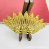 Accesorios DIY con Forma de Abanico de Filamento Imitación Pasador de Pelo Antiguo Materiales Hechos a Mano para Peinado Hanfu de Palacio Novia