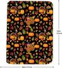 Manta de franela de Halloween con impresión digital, cómoda, suave y cálida, de doble cara, de forro polar, pequeña, para aire acondicionado, sofá