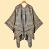 Xale Jacquard de Leopardo Retrô para Mulheres no Atacado Atmosfera de Viagem Yunnan Qinghai Foto Xale Quente Novo