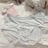 Calcinhas Fofas Femininas de Liocel Algodão Puro Feminino Gancho Estendido Respirável Alta Elasticidade Adolescente Calcinhas Triângulo Respiráveis