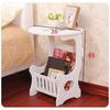 Mini mesa redonda pequeña para sala de estar de estilo europeo, creativa, sencilla, redonda, para apartamento pequeño, mesita de noche, mesa de centro