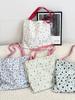 5443 Bolsa de Lona con Estampado de Gatito Lindo Gran Capacidad Doble Capa Bolsa de Trabajo para Estudiantes Mujeres Bolso de Mano de Verano