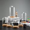 Flor Preservada Cobertura de Vidro Cobertura contra Poeira Artesanato DIY Ornamentos Cortiça Micro Paisagem Presente Garrafa de Vidro Figura de Mão