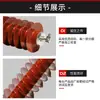 Pararrayos de óxido de zinc HY5WX-7.6/27 de alta tensión para línea de 10 kV, 17/45, para generación de energía eólica de 35 kV, 51/45, 134