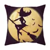Funda de Cojín para Sofá Estilo Nuevo de Halloween, Cojín Decorativo y Cómodo de Terciopelo Piel de Durazno, Suave al por Mayor
