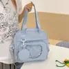 Mochila Transparente Estilo Japonés Linda y Versátil para Mujer, Gran Capacidad para Viajes Diarios, Estudiantes, Clases y Uso Casual, Bolso Cruzado de Gran Capacidad