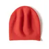Chapéu de Cashmere para Mulheres 100% Cashmere Puro Outono e Inverno Nova Moda Versátil Tricotado Quente Protetor de Orelhas