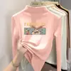 Camisa de Terciopelo con Espalda Forrada para Niños Y2127# con Cuello Semi-alto en Otoño e Invierno