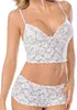 Comércio Exterior Europeu e Americano Aliexpress Renda Sexy Lingerie Sexy Transparente Alça Única Peito Coberto Renda Conjunto de Calcinhas