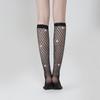 Calcetines de Lolita de comercio exterior transfronterizo con cruz de diamantes de imitación a media pantorrilla para mujer, calcetines nuevos europeos y americanos, diamante blanco tz5026