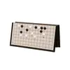 Conjunto Magnético de Gomoku Diretamente do Fabricante, Gomoku para Crianças e Alunos do Ensino Fundamental, Conjunto de Tabuleiro Dobrável Portátil Educacional para Iniciantes