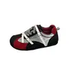 Zapatillas de entrenamiento retro alemanas para mujer, nueva colección otoño 2026, diseño de doble tira, bloques de color, zapatillas casual versátiles