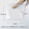 Bolsa selável transparente auto-selante de PVC com furo lateral para armazenamento de joias, brincos de jade, jade, apertáveis podem ser pendurados