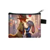 Nuevo Minicartera de Zootopia 2, Tarjetero Multifuncional Portátil, Bolsa de Almacenamiento de Monedas de Gran Capacidad