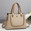 Bolsa de Mão Estilo Coreano Moda Textura Color-Blocking Bolsa de Ombro Transversal Feminina Versátil Moderna Nova Bolsa Feminina Atacado de Fábrica