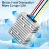 Fuente de Alimentación Elevadora de 12V a 24V Módulo Elevador DC-DC para Vehículo 1-20A Carcasa de Aluminio Resistente al Agua Convertidor de Potencia DC