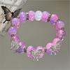 Pulsera Mariposa Roja Creyente Bendición del Oficial Celestial Sombra de Mariposa del Rey Fantasma Joyería Femenina Estilo Nacional Nicho