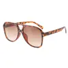 Nuevas Gafas de Sol de Doble Puente con Montura Grande Transfronterizas Europeas y Americanas Gafas Multicolores de Moda Ins para Hombres Gafas de Sol de Moda Retro para Mujeres