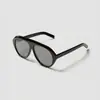 Gafas de Sol Europeas y Americanas de Moda Transfronterizas con Montura Grande para Mujer, Gafas de Sol de Acetato de Gama Alta para Hombre, Gafas de Sol Modernas de Comercio Exterior