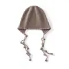 Modioso Sombrero de Cachemira de Punto Hueco para Mujer, Cálido Sombrero de Ganchillo Hecho a Mano, Nuevo Turbante de Color Sólido Otoño/Invierno con Protección para los Oídos