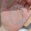 Pulseira com Fecho Redondo de Zircônia com Design Único de Nicho, Fashion e Exquisita, Joias de Luxo Leve de Alta Qualidade para Atacado
