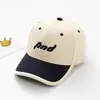Boné de beisebol moderno com blocos de cor para crianças mais velhas, macio e confortável, estilo novo, adequado para acampamento, chapéu de bebê, qualidade de exportação