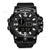 Reloj electrónico de comercio exterior para hombre, nuevo, sencillo, de moda, para exteriores, con esfera grande, multifuncional, luminoso, con alarma, deportivo