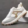 Zapatillas de Otoño Nuevas para Hombre de Cuero Genuino con Suela Suave, Piel de Vaca de Primera Capa, Zapatos de Negocios Casual de Alta Calidad para el Trabajo