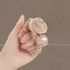 Scrunchie Estilo Coreano com Laço e Estampa de Flores para Mulheres 2026 Novo Estilo Elástico de Cabelo para Coque Elástico Alto Corda de Cabelo Acessório de Cabelo