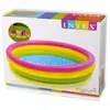 Piscina inflable fluorescente piscina de natación PVC cuadrada redonda de dos anillos tres anillos cuatro anillos Bañera para bebé Niños Familia