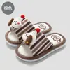 Nuevas zapatillas de lino para niños estilo caricatura, lindas zapatillas de interior para uso en casa, zapatillas de algodón para niñas para todas las estaciones, al por mayor