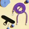 Cordón para Teléfono Móvil de 6 mm Se Puede Usar en Diagonal a Través de la Cuerda, Cordón Anti-Pérdida, Teléfono Móvil se Puede Llevar en la Espalda, Cuerda Larga Trenzada, Cordón para Hombro de Teléfono Móvil, Cadena para Teléfono Móvil