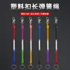 Corda de Mola de Plástico Colorida Cordão de Telefone Lanyard para Celular Lanyard de Chaveiro Corda Elástica Retrátil Lanyard Fabricante Em Estoque