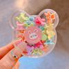 Pinza Pequeña de Agarre para Niños de Color Caramelo Pinza para el Cabello de Bebé Pinza para el Cabello de Princesa Linda para Bebé Accesorios para el Cabello para Niñas Tocado