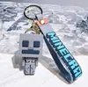 Nuevo Llavero Colgante de Plástico Blando Minecraft Mc Llavero Colgante de Coche Muñeco de Dibujos Animados Pvc