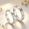 Marca Atemporal de los Años: Anillos Abiertos para Pareja, Minimalistas y de Alta Gama, Regalo de San Valentín, Suministro al por Mayor