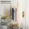 Cabideiro Móvel com Rodas, Cabide de Chão para Quarto, Cabideiro para Sala de Estar Estilo Nórdico, Cabide Móvel